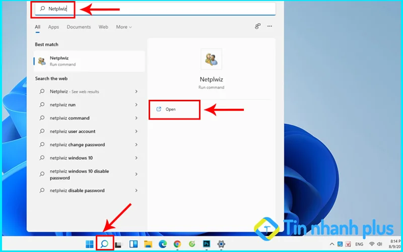 đổi tên user win 11 bằng Netplwiz