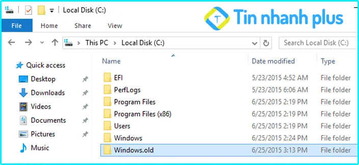 file windows.old win 10