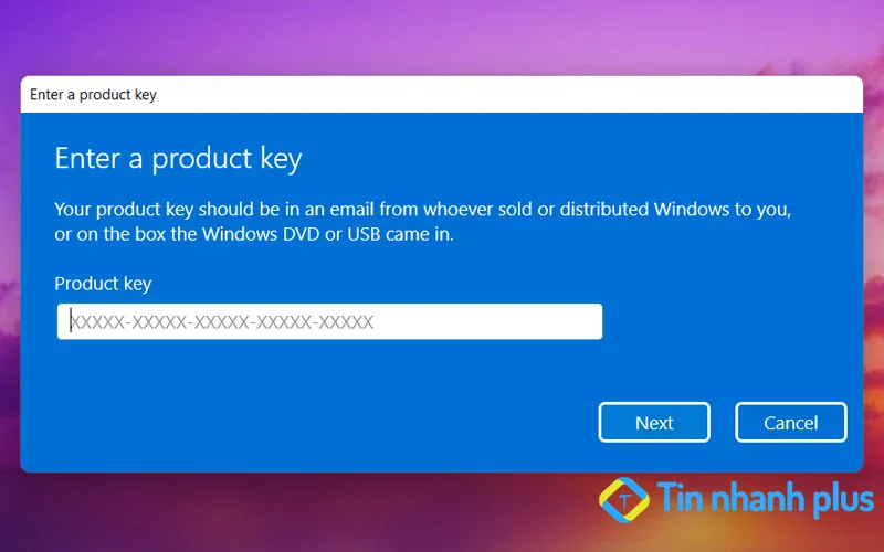 hướng dẫn kích hoạt product key