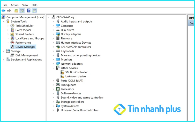 hướng dẫn cách xem máy tính đã cài đặt driver chưa