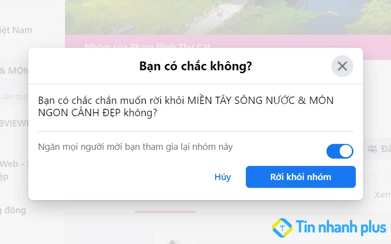 Cách ngăn người khác thêm mình vào nhóm trên facebook