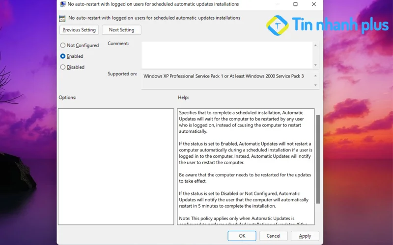 hướng dẫn tắt thông báo windows bằng Group Policy