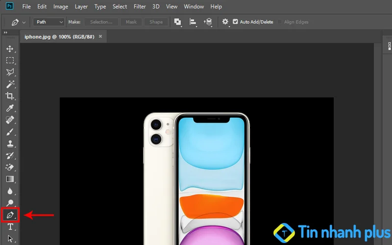 cách tách nền đen bằng pen
