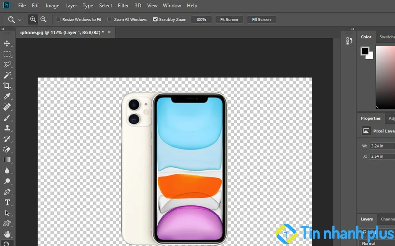 tách nền đen trong photoshop bằng pen