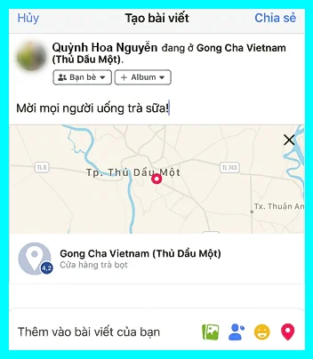 hướng dẫn tạo địa điểm check in trên iphone