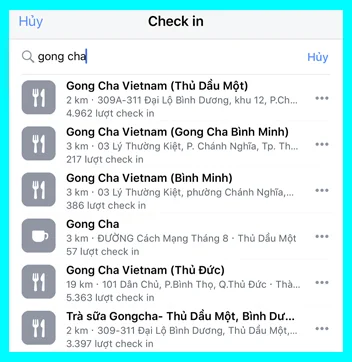 cách tạo địa điểm check in trên iphone