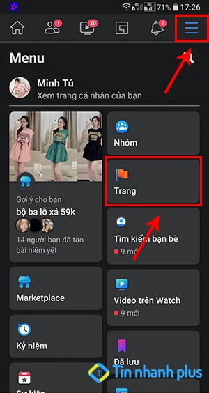 tạo trang check in