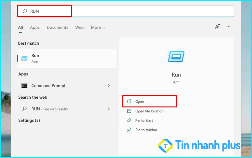 tắt hoàn toàn máy tính bằng run