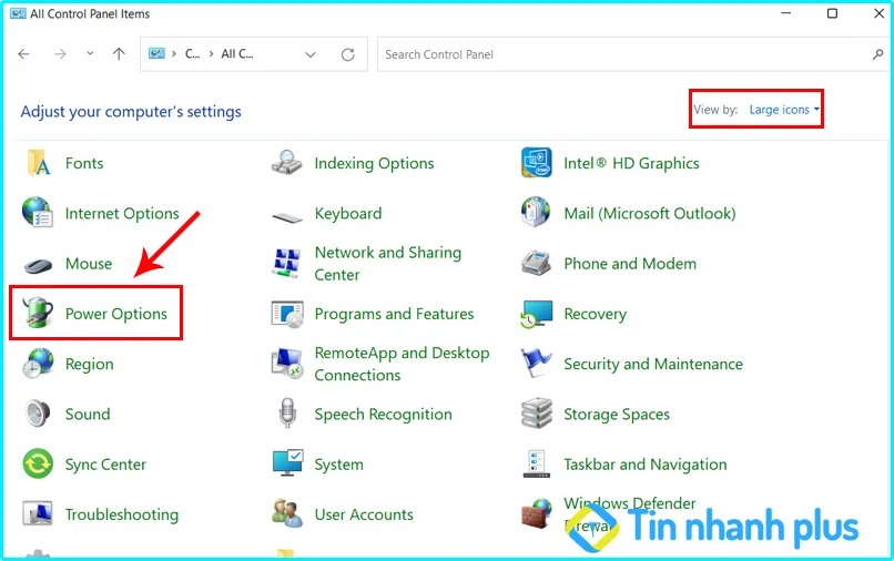 hướng dẫn tắt tính năng Fast Startup