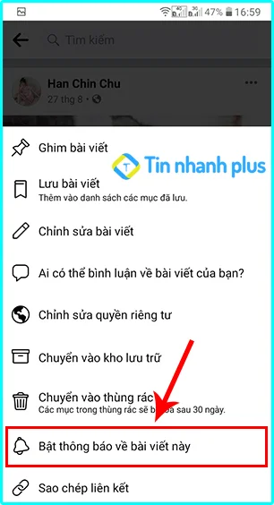 cách bật bình luận bài viết trên facebook