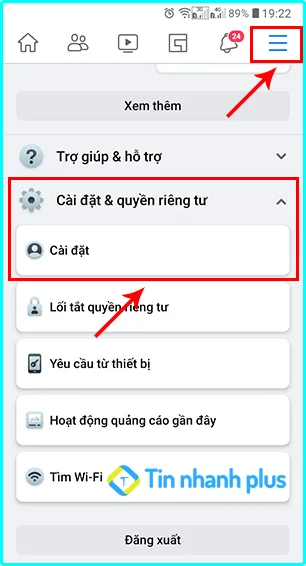 cách đổi tên Facebook trên điện thoại