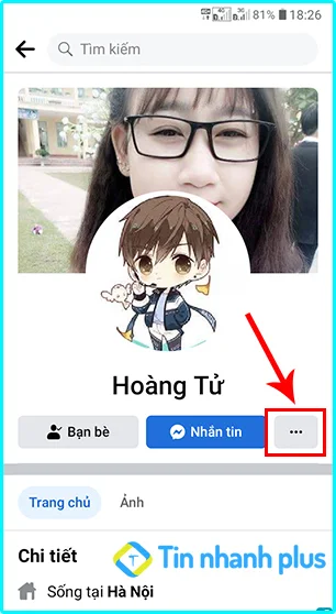 cách gét id facebook trên điện thoại