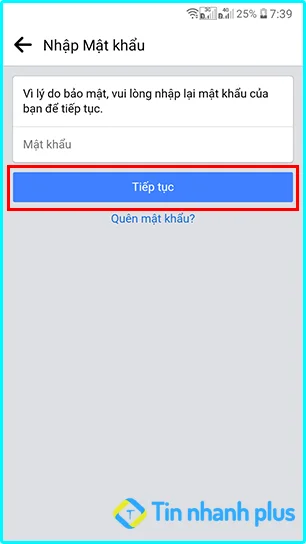vô hiệu hóa facebook android