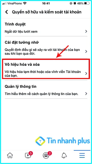 khóa tài khoản iphone trên ios