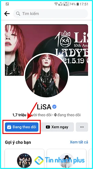 hướng dẫn cách theo dõi facebook của người khác bằng điện thoại