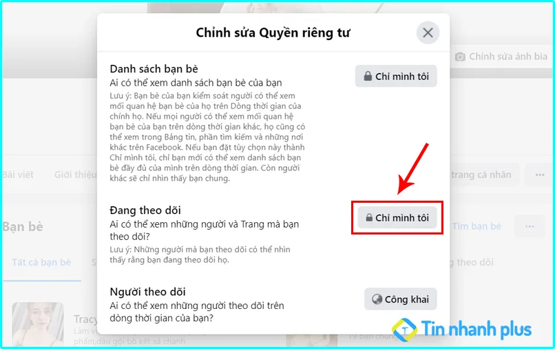 bí mật theo dõi người khác trên facebook