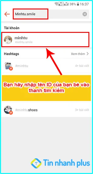 hướng dẫn cách tìm kiếm bạn bè trên shopee