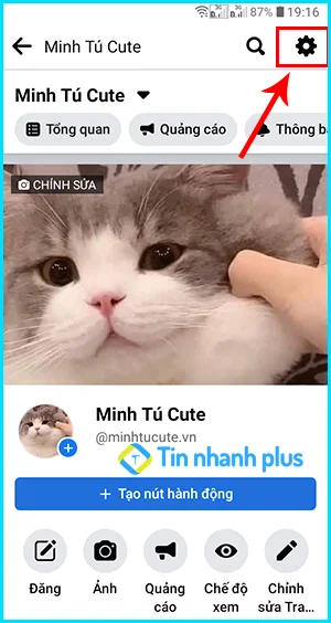 cách xem admin fanpage facebook trên điện thoại