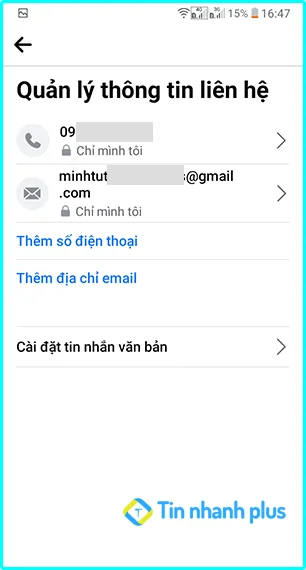 hướng dẫn cách xem địa chỉ email của mình trên điện thoại