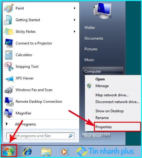 cách xem máy tính win 7 chạy 32bit hay 64bit