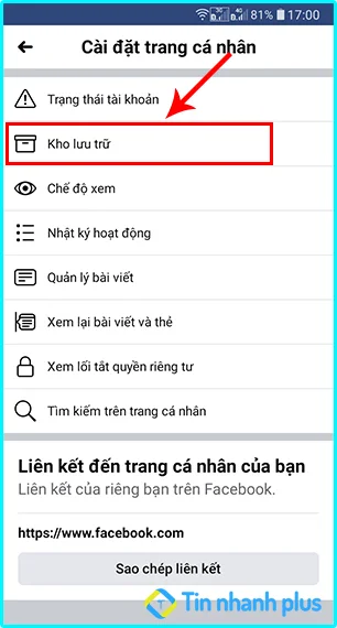 hướng dẫn cách xem người lạ xem tin trên facebook bằng điện thoại