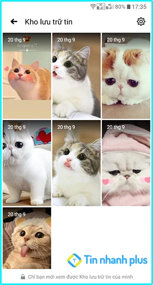 xem ngươi lạ xem story trên điện thoại