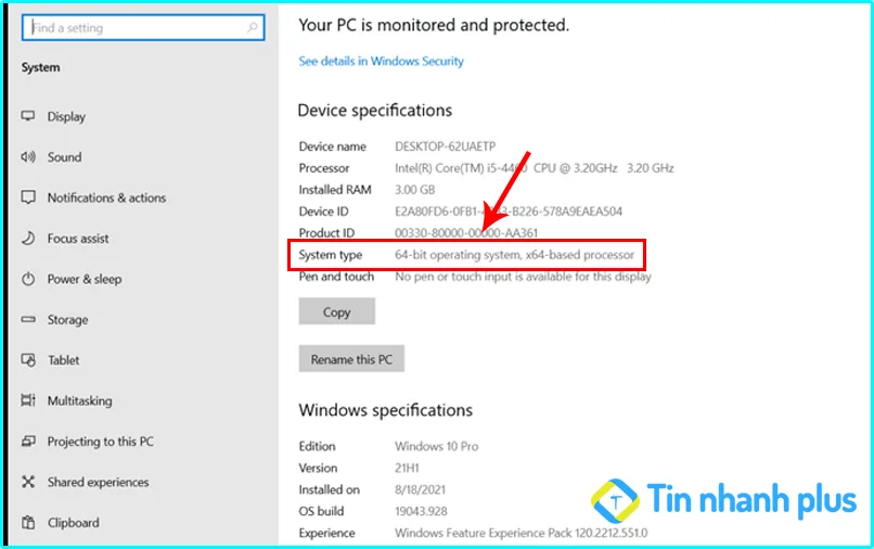 hướng dẫn cách máy tính đang chạy 32bit hay 64bit bằng this pc