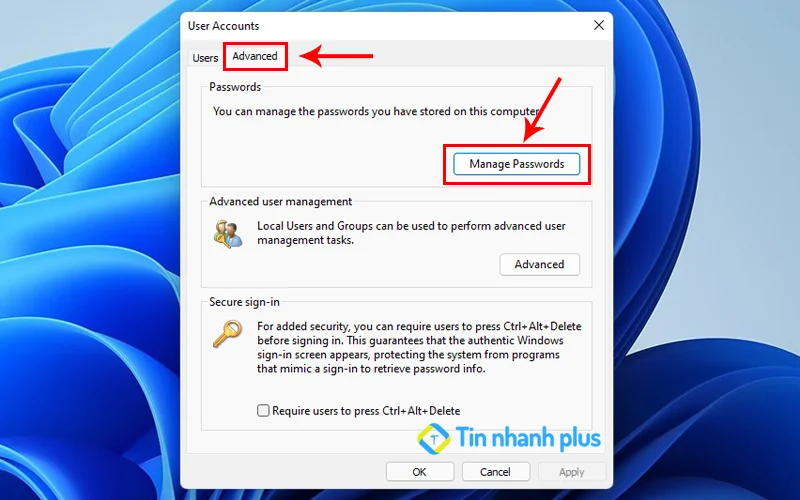 xem username và pass trên máy tính windows bằng Netplwiz