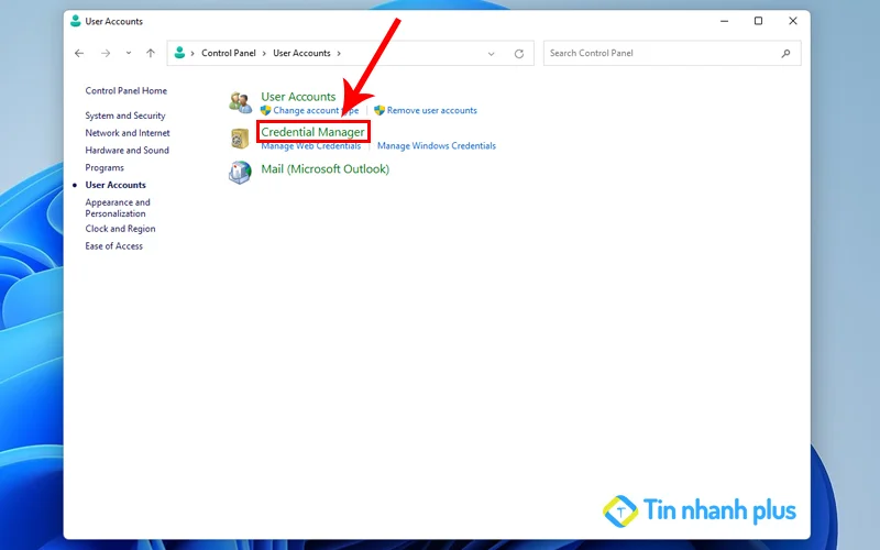 hướng dẫn cách xem username và pass bằng control panel