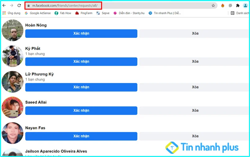 cách xóa lời mời kết bạn facebook nhanh