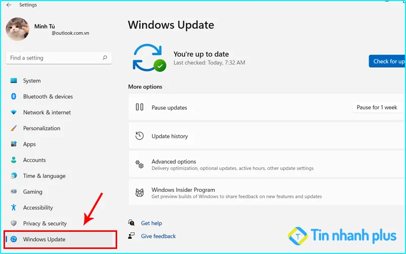 hướng dẫn cập nhật windows lên bản mới nhất