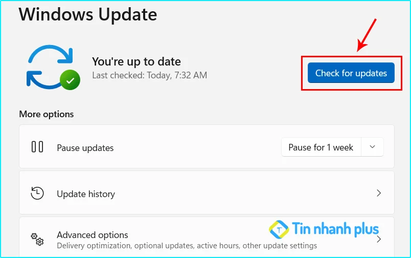 cập nhật windows