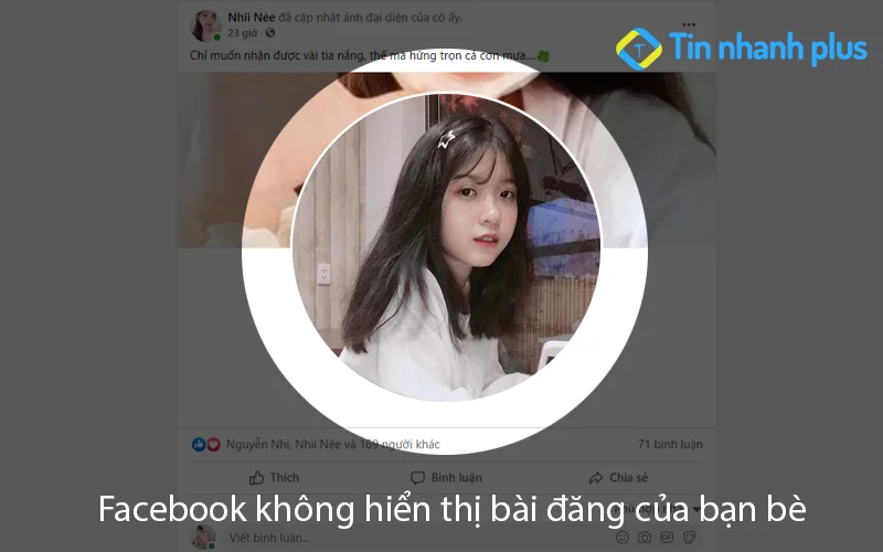 Facebook không hiển thị bài đăng của bạn bè