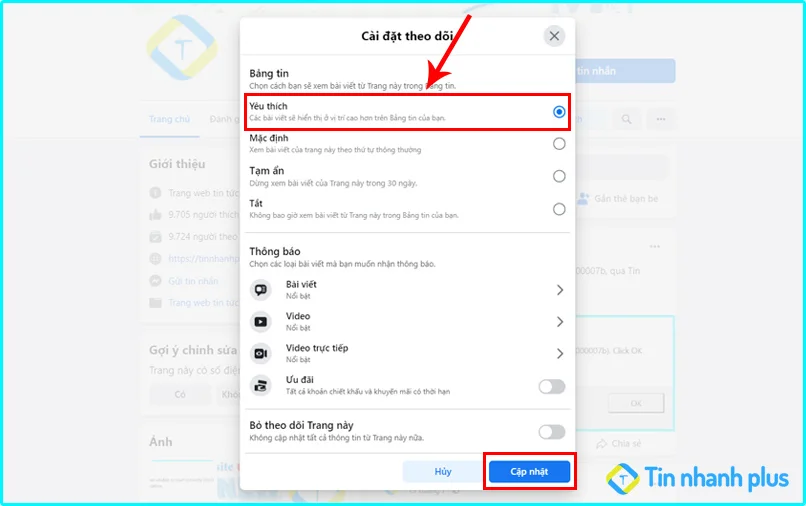 khắc phục fanpage facebook không hiển thị bài đăng