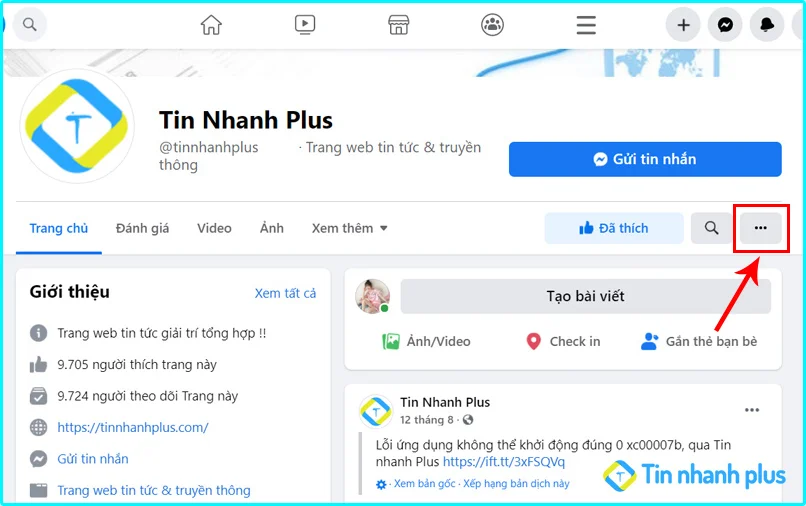 fanpage facebook không hiển thị bài đăng