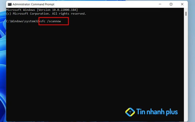chạy System File Checker