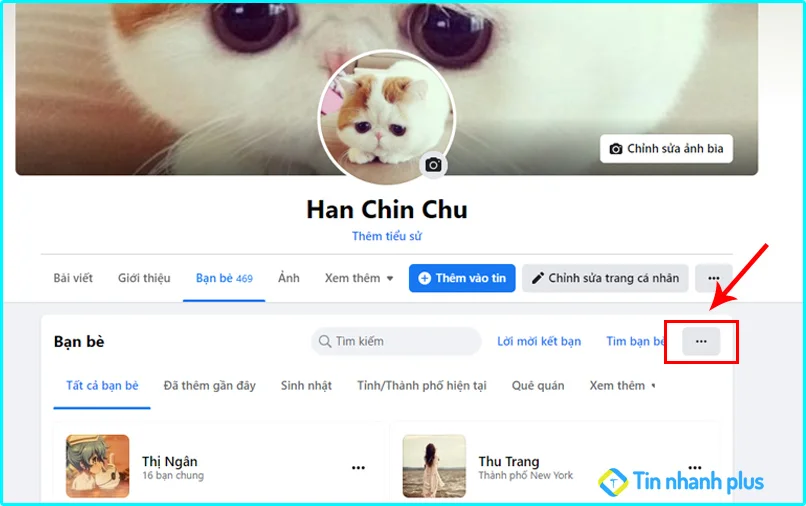 ẩn danh sách bạn chung facebook