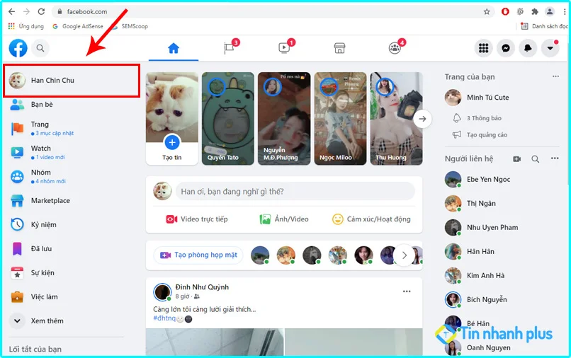 cách ẩn danh sách bạn chung trên Facebook