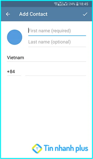 thêm bạn bè bằng điện thoại trên telegram