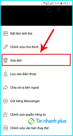 xóa avatar facebook