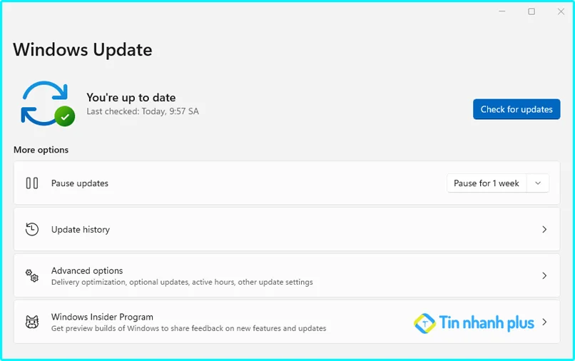 cập nhật lên phiên bản windows mới nhất