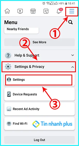 chuyển ngôn ngữ trên facebook