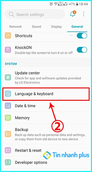 cách đổi ngôn ngữ tiếng việt trên smartphone
