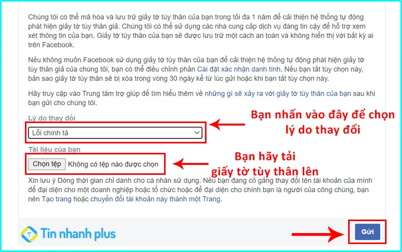 lỗi không đổi được tên trên facebook