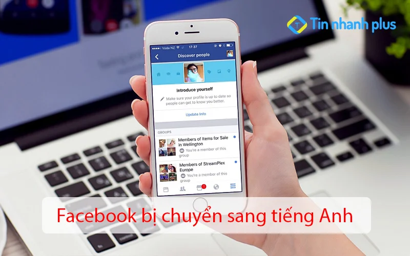 Facebook bị chuyển sang tiếng Anh