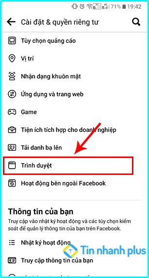 xóa cache trên facebook