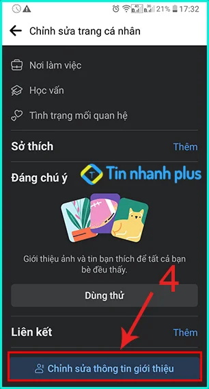 ẩn ngày sinh trên facebook bằng điện thoại