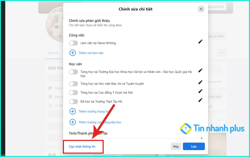 hướng dẫn cách ẩn ngày sinh trên facebook bằng pc