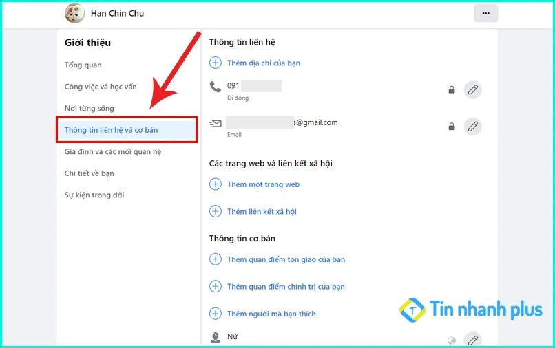 cách ẩn ngày sinh trên facebook bằng pc