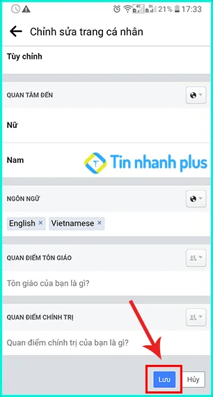 hướng dẫn ẩn ngày sinh trên facebook lite